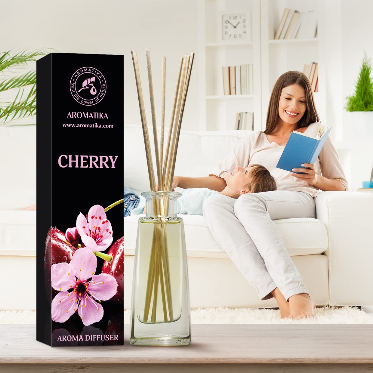 aromatika-reed-diffusers-kirsche-raumduft-100-ml-st-bchen image 7