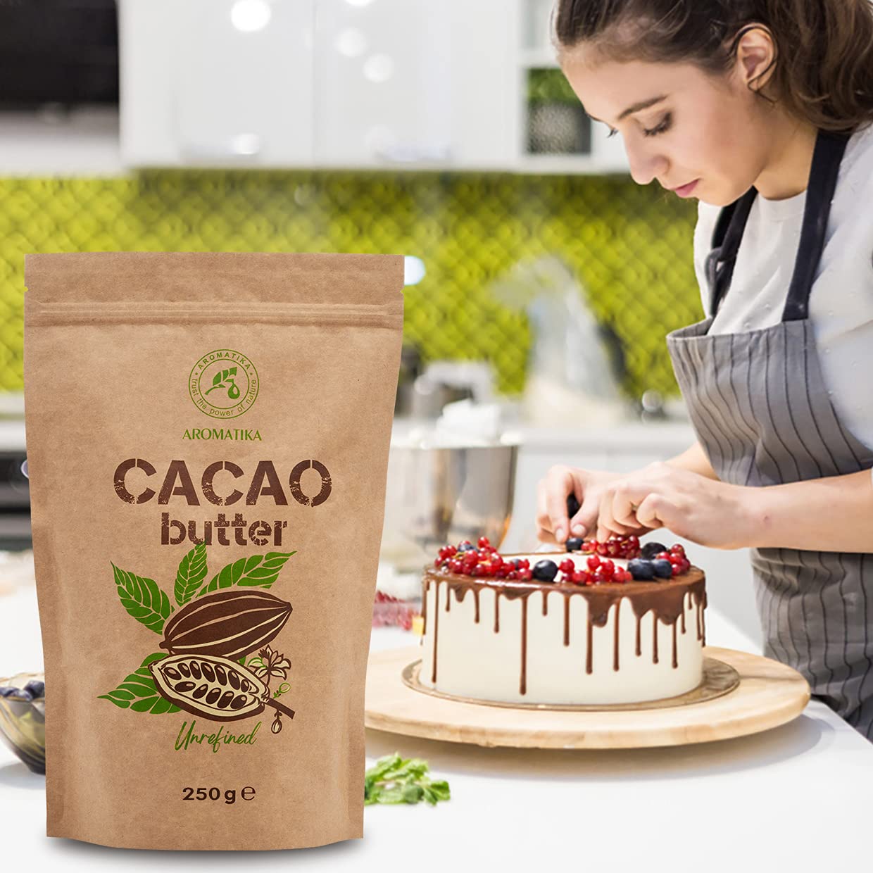 aromatika-cacao-butter-250-g-kakaobutter-unraffiniert image 7