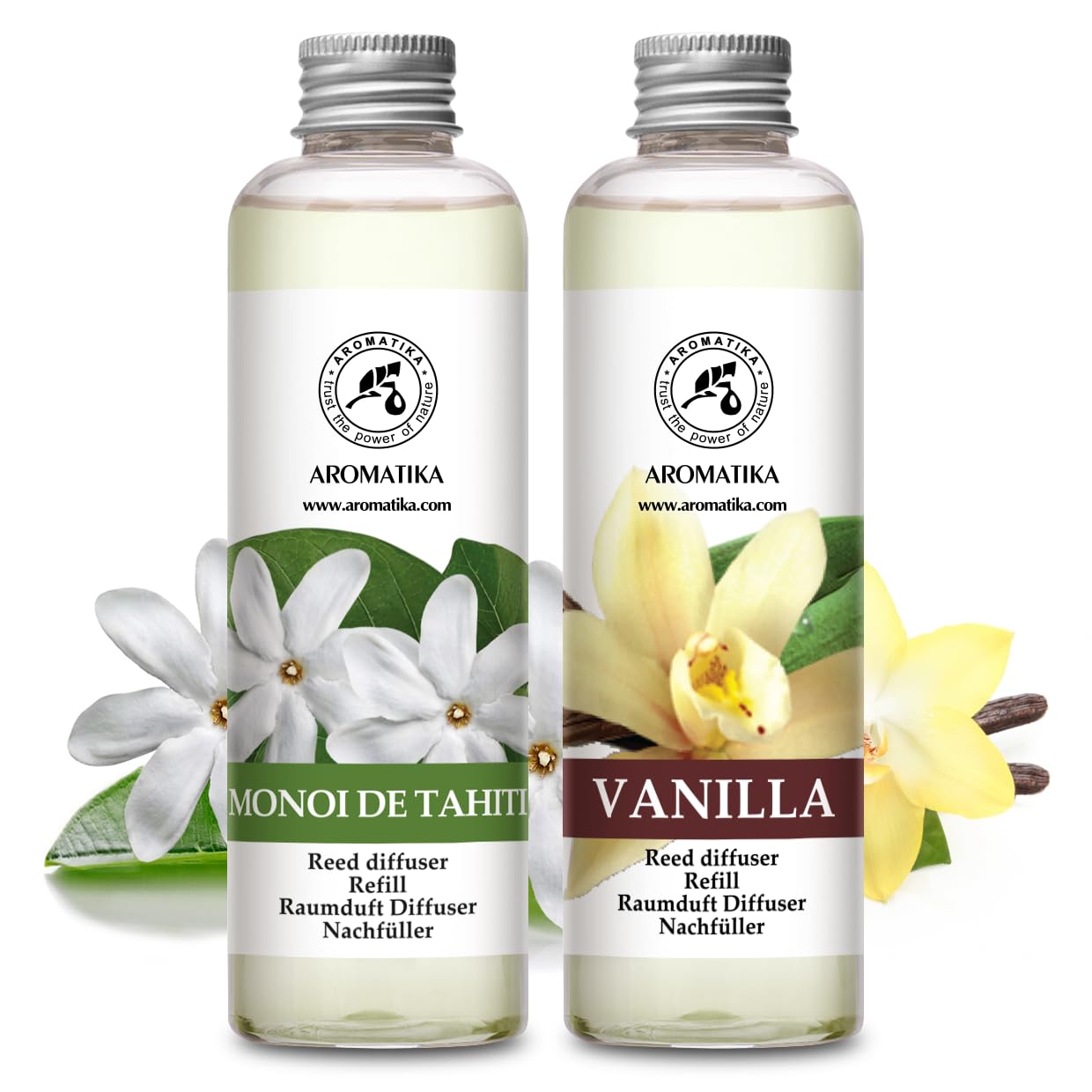 aromatika-monoi-de-tahiti-vanille-diffuser-nachf-ller-2x200ml-blumig image 2