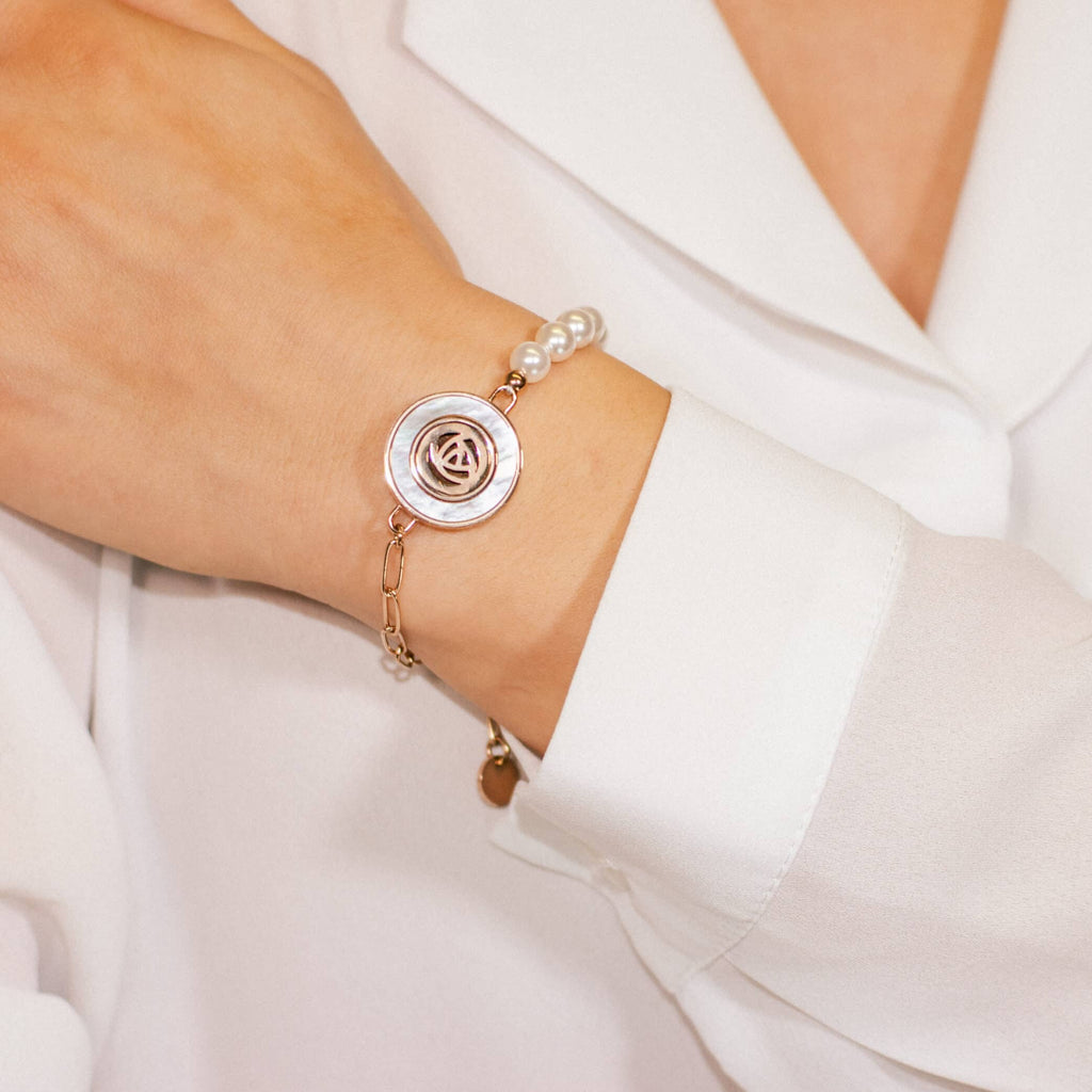 casida-aroma-pearl-bracelet-armband-ros-gold-perlen image 3