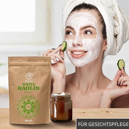 aromatika-kaolin-wei-e-tonerde-pulver-250-g-gesichtsmaske image 7