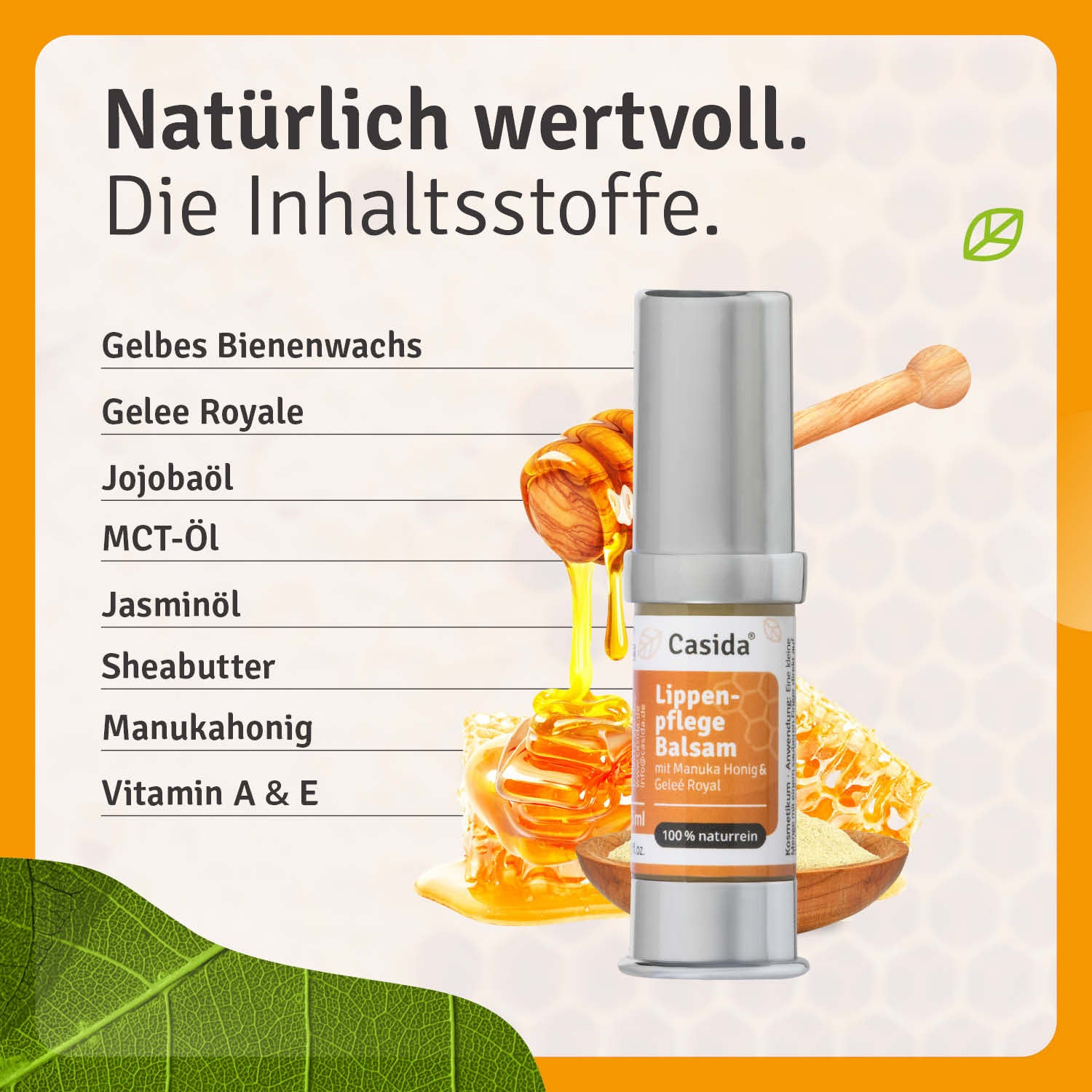 casida-lippenpflege-balsam-manuka-honig-lippenbalsam-trocken image 2