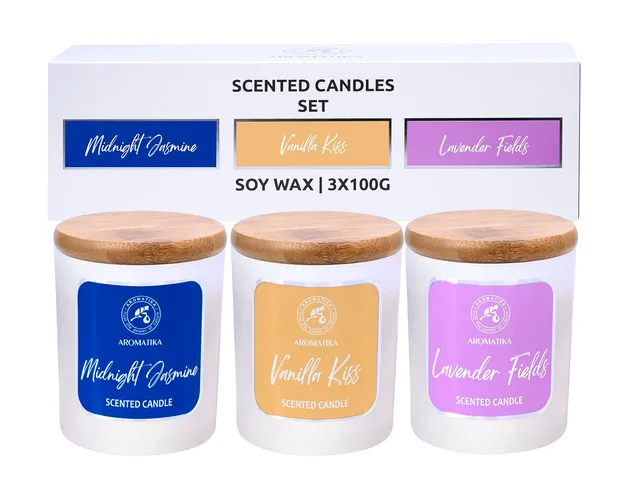 aromatika-duftkerzen-set-jasmin-vanille-lavendel-3x100g image 1