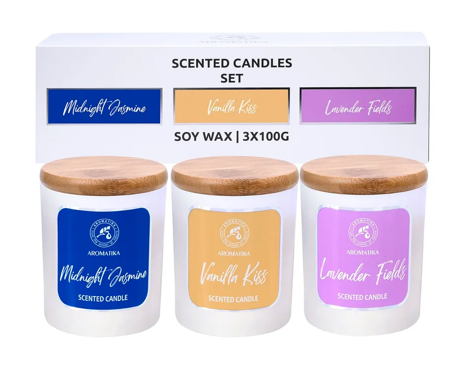 aromatika-duftkerzen-set-jasmin-vanille-lavendel-3x100g image 1