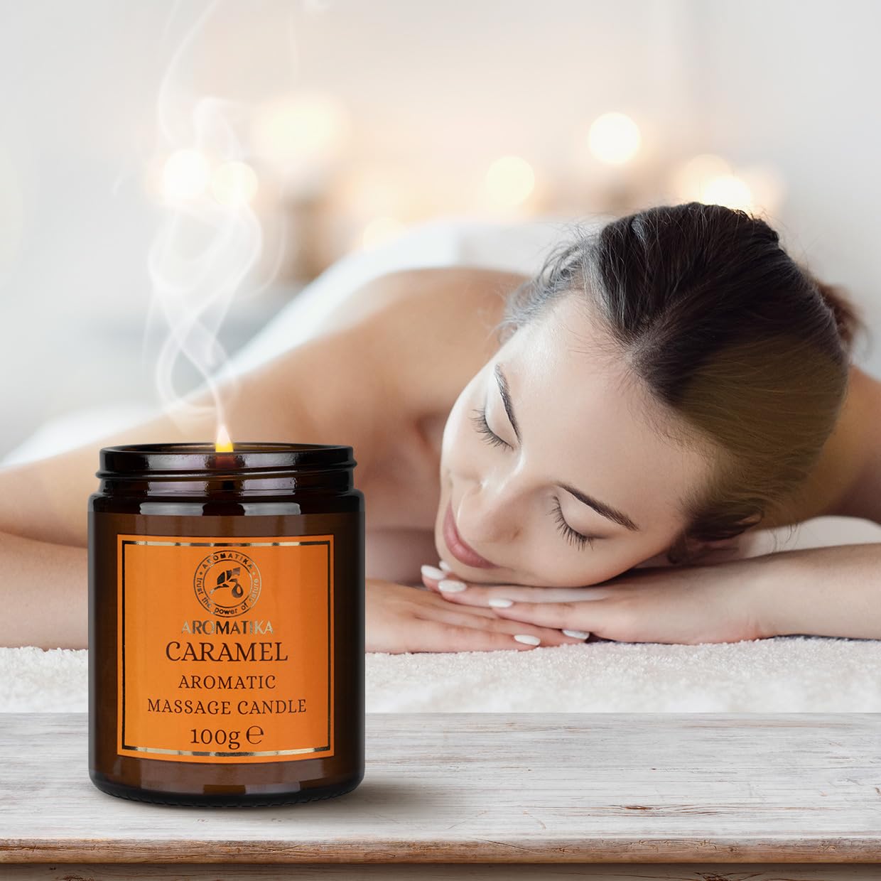 aromatika-massage-oils-karamell-massagekerze-100-g-sojawachs image 8