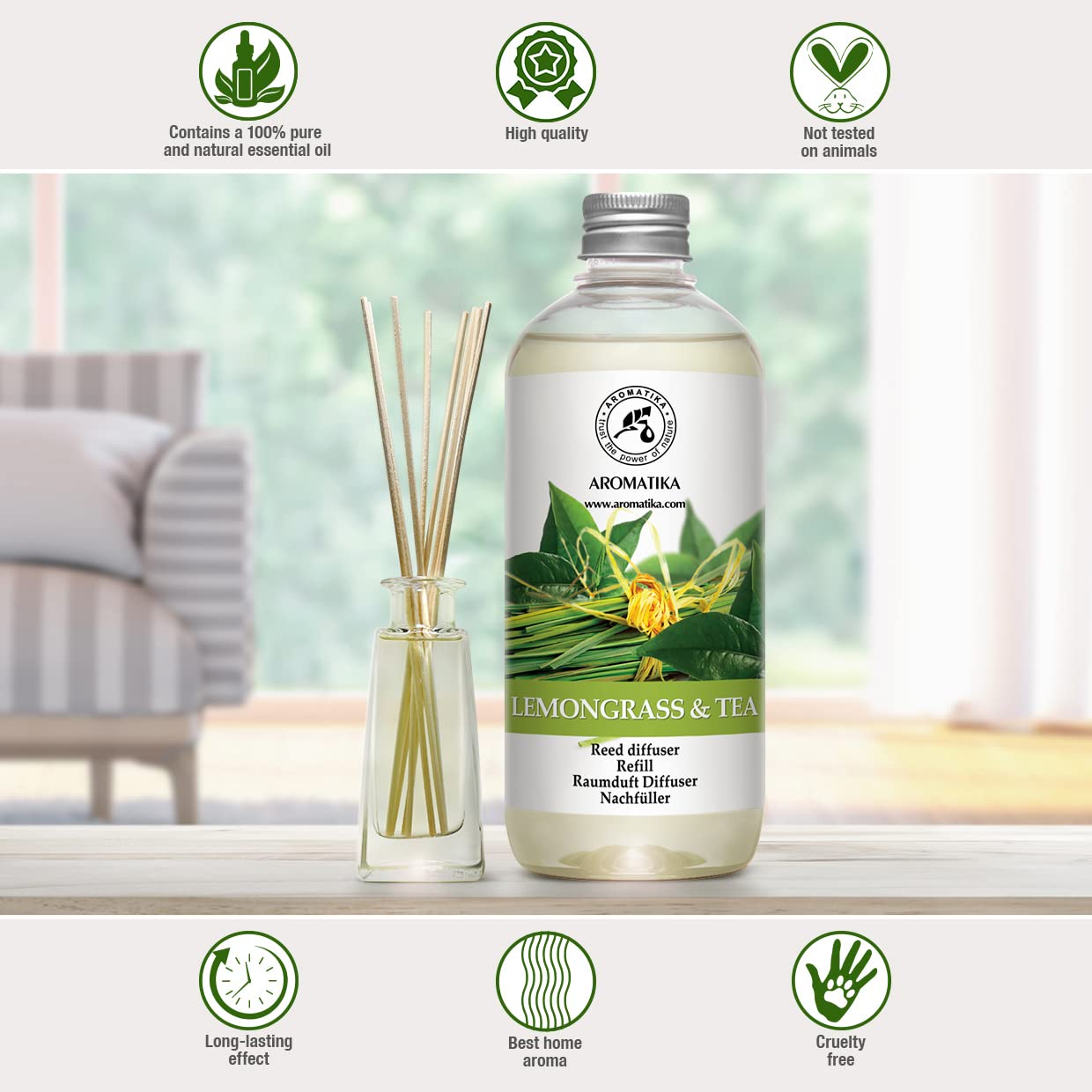 aromatika-refill-reed-diffuser-lemongrass-tee-500-ml-frisch image 5