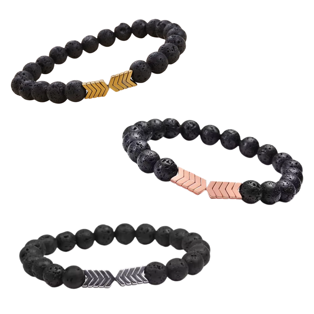 casida-lavastein-armband-therische-le-gold-mit-edelstahlelement image 2