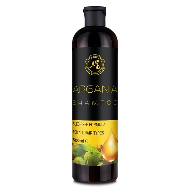 aromatika-argan-shampoo-pflegeshampoo-500-ml-glanz image 1